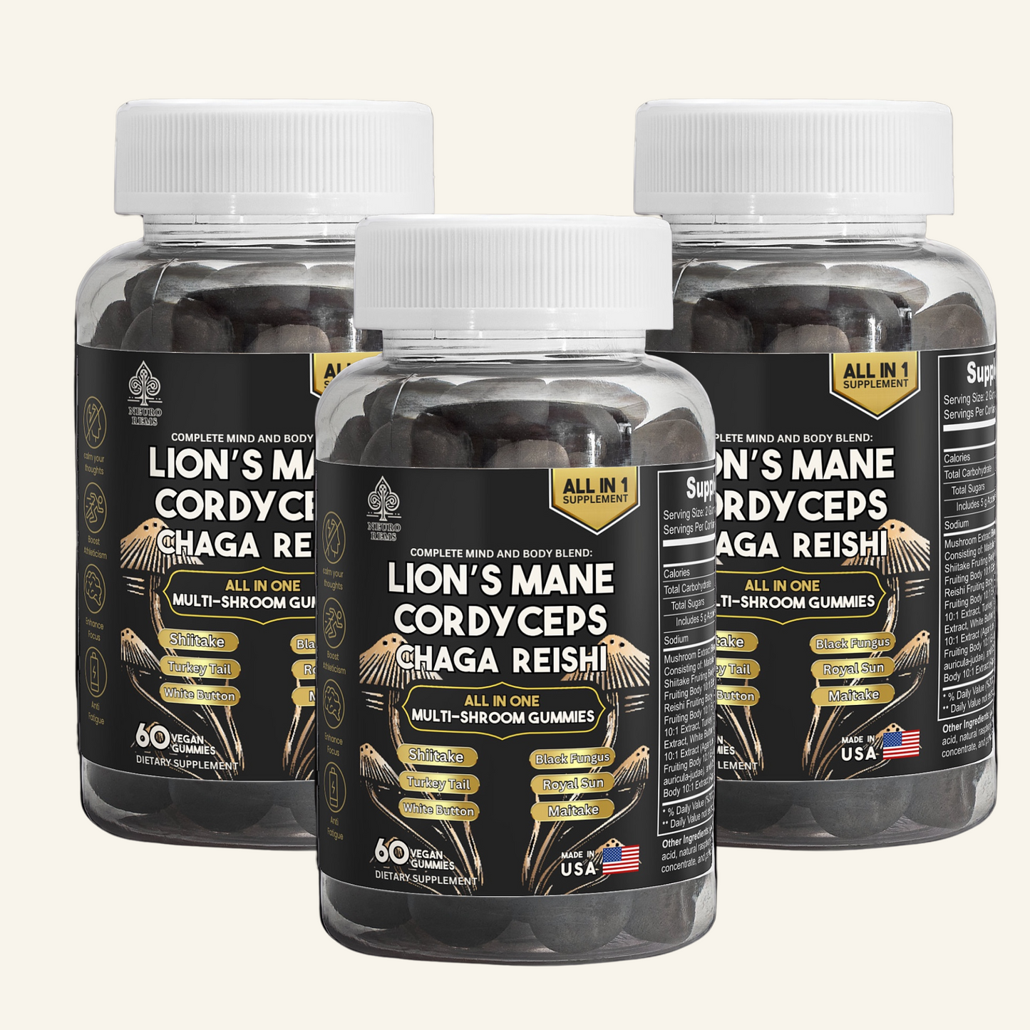 Neuro Rems Multi-Shroom Gummies