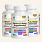 Neuro Rems Brain & Body 10 in 1 Mushroom Capsules - Lion's Mane, Cordyceps, Chaga, Reishi and More